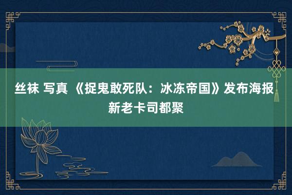 丝袜 写真 《捉鬼敢死队：冰冻帝国》发布海报 新老卡司都聚