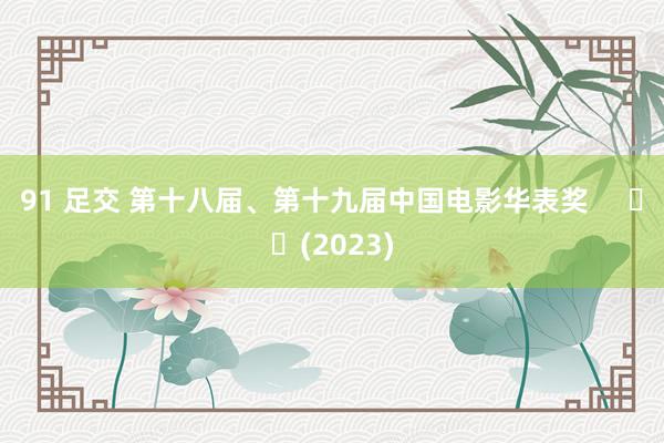 91 足交 第十八届、第十九届中国电影华表奖     		(2023)